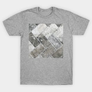 Gray Tile, weathered ceramic floor T-Shirt